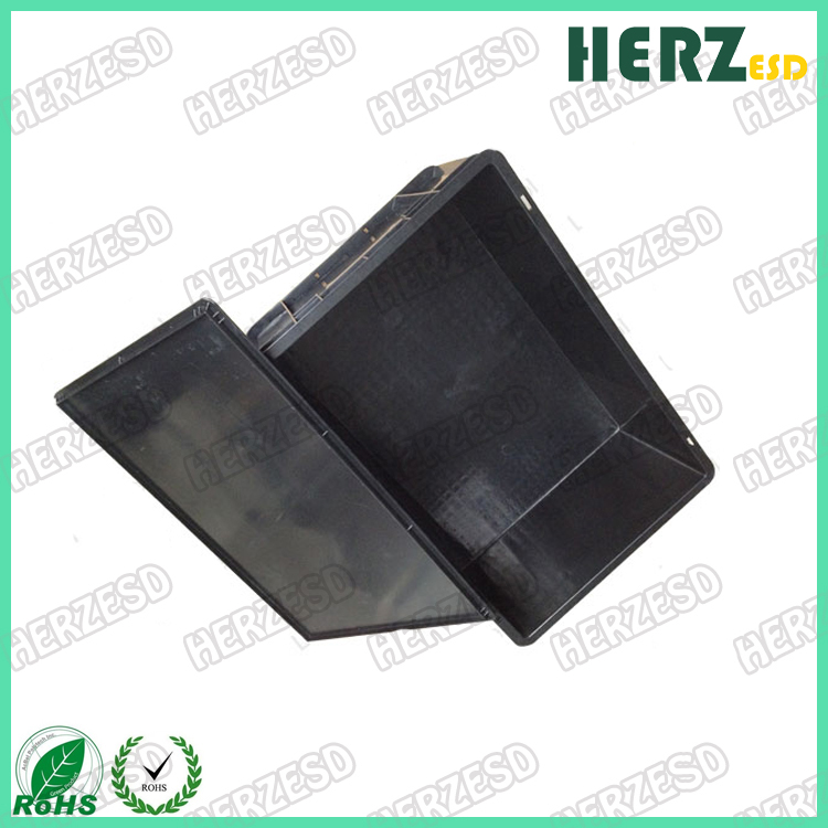 HZ-26423 ESD Circulation Box Conductive bin Antistatic Crate ESD Bin